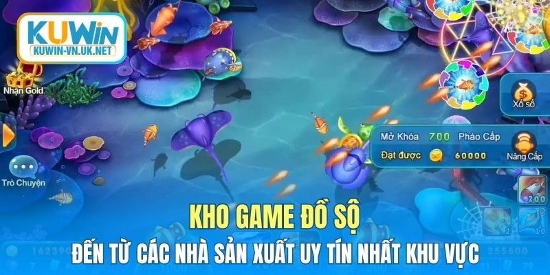 Kho game đồ sộ đến từ các nhà sản xuất uy tín nhất khu vực